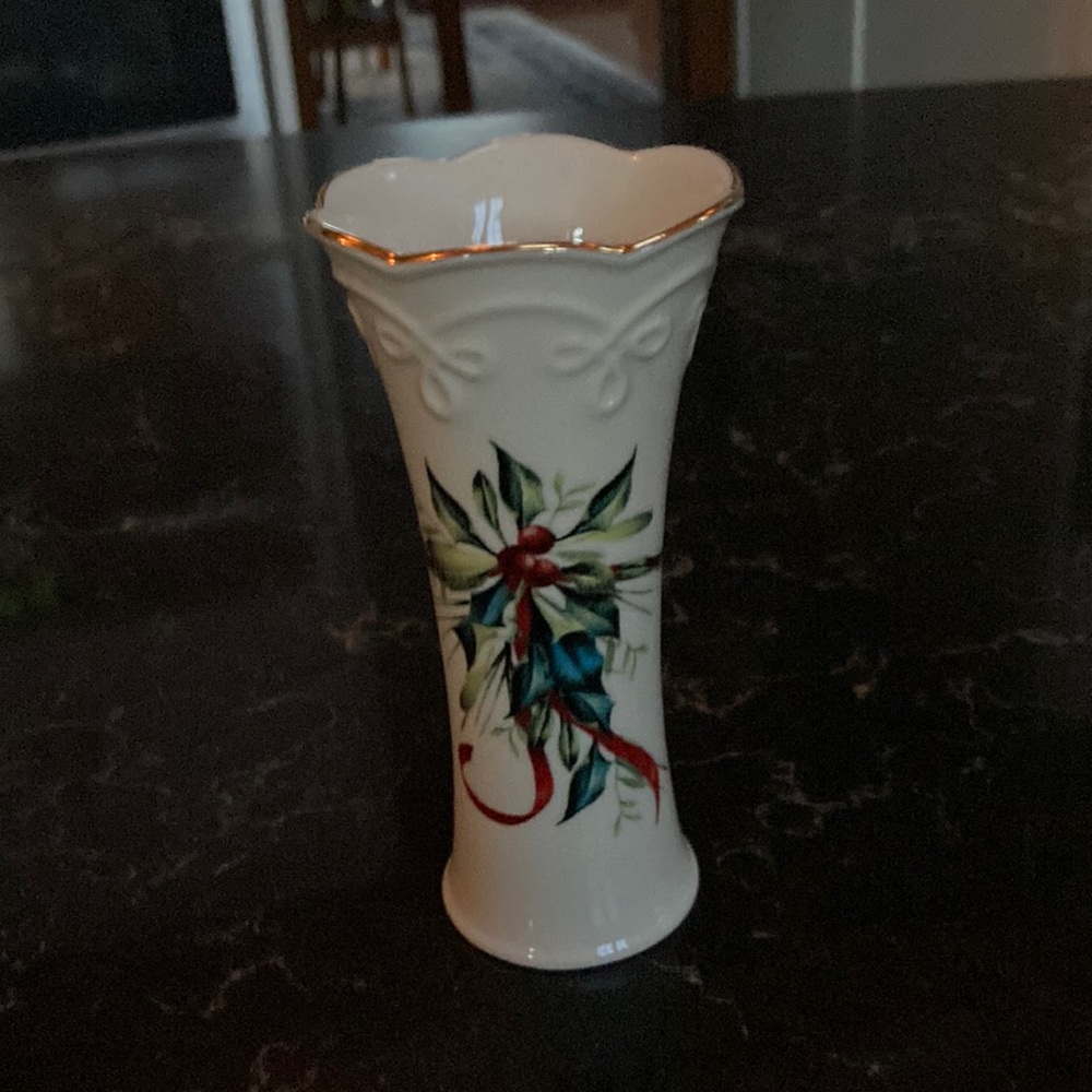 Lenox Christmas vase